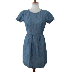 Madewell Blue Mini Dress
